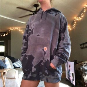 Carhartt bleach dye hoodie